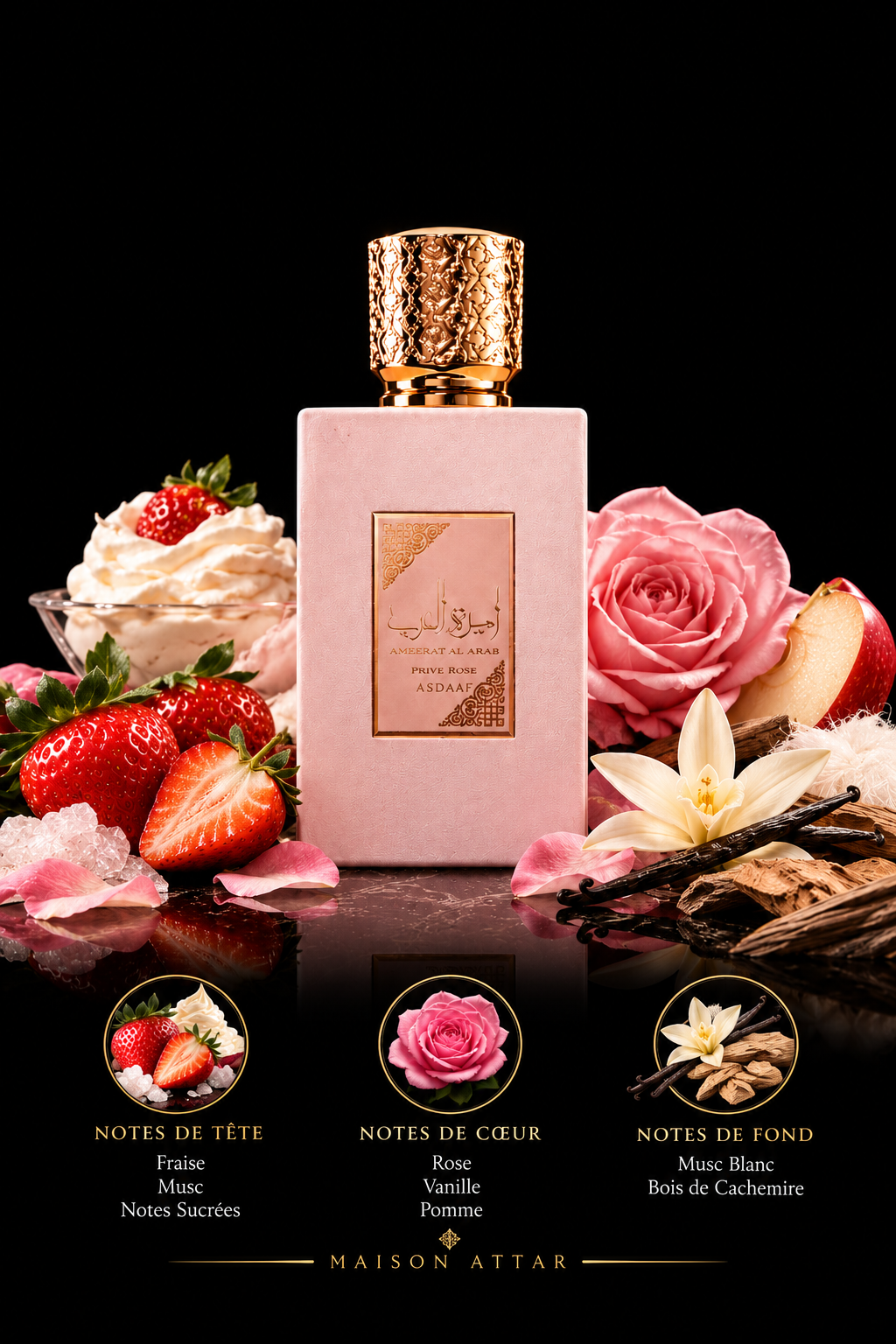 Ameerat Al Arab Privé Rose — flacon de parfum