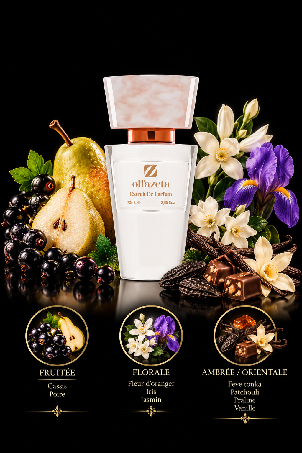 Bonheur Suprême N°042 — flacon de parfum olfazeta