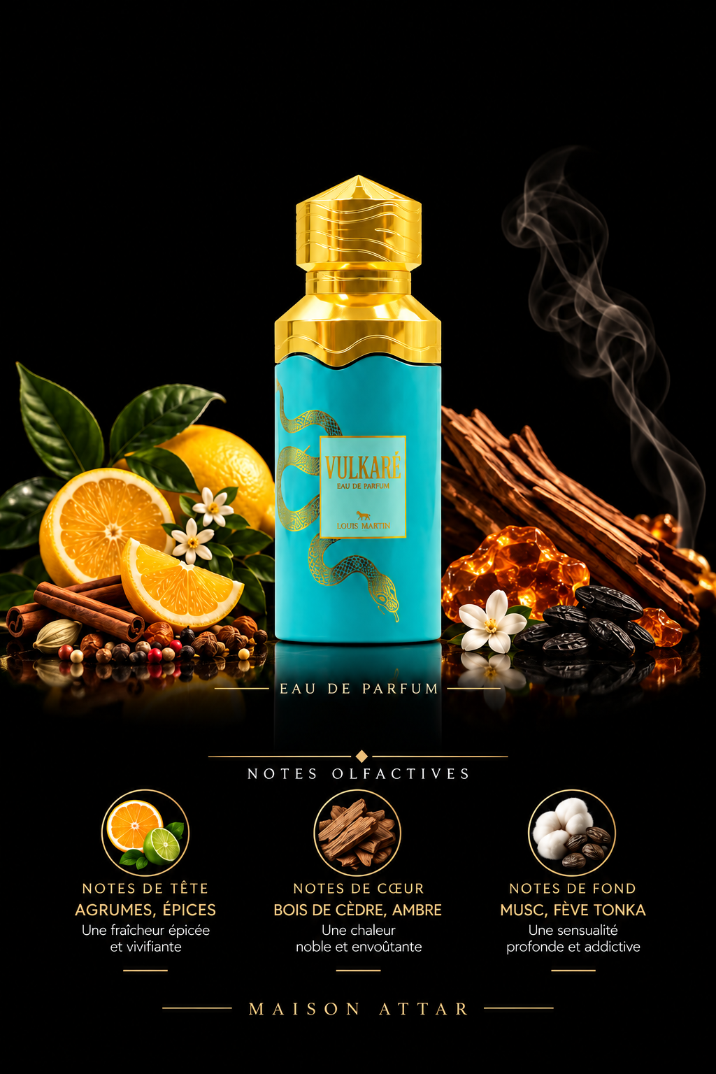 Vulkaré — flacon de parfum