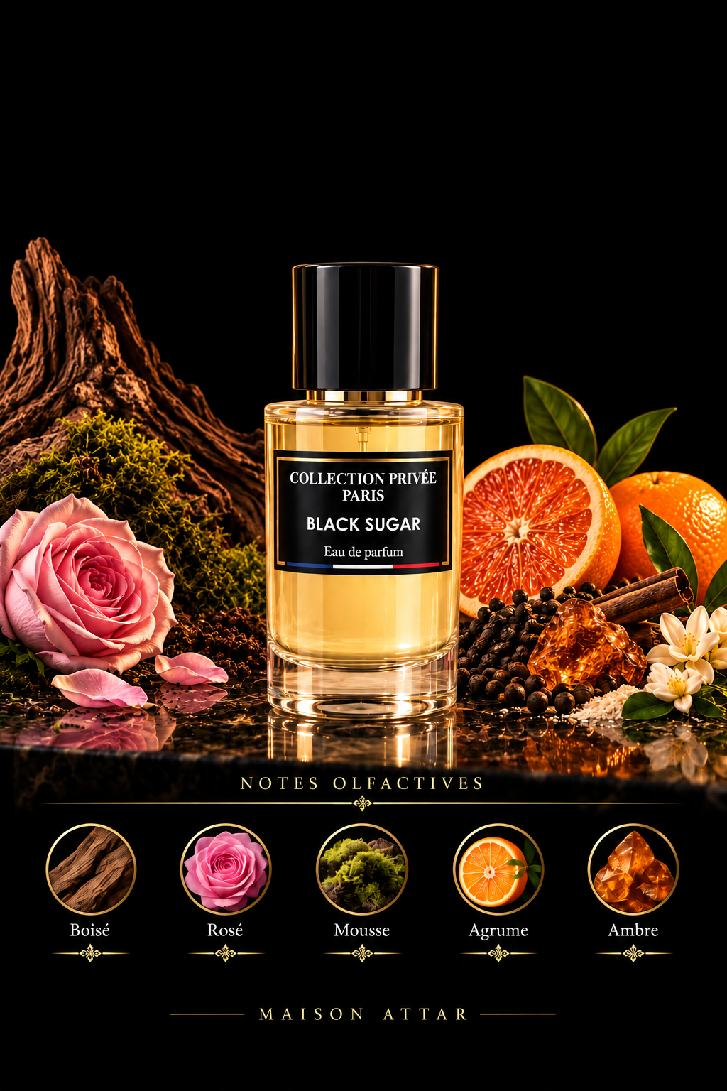 Black Sugar — flacon de parfum