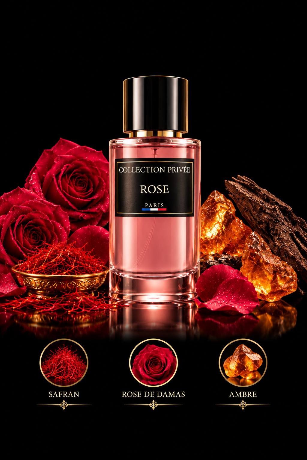 Rose — flacon de parfum