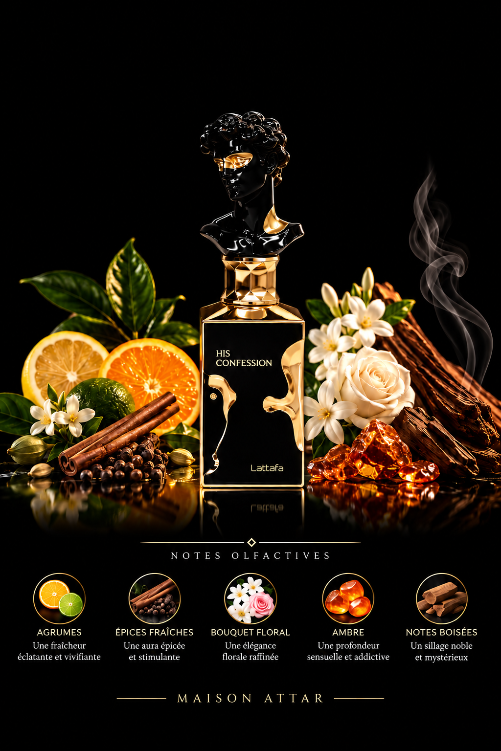 His Confession — flacon de parfum